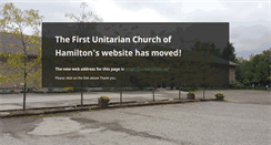 Desktop Screenshot of firstunitarianhamilton.org